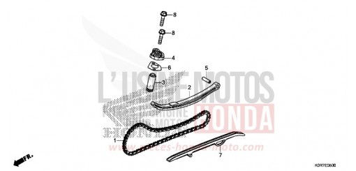 CHAINE A CAMES/TENDEUR SH125ADN de 2022